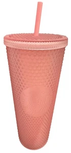 Vaso tachonado Starbucks rosa limonada grande 16 OZ gelatina tacto suave nuevo con etiquetas - Imagen 1 de 9