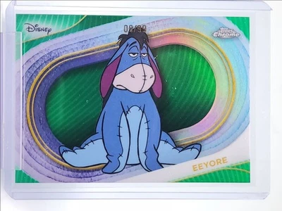 EEYORE 2025 TOPPS CHROME DISNEY GREEN REFRACTOR #143 /99 Q2277 - Image 1 of 2