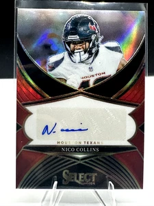 Nico Collins 2024 Select Signatures Red Prizm Auto #SSP-NCS/75 Texans (233) - Imagen 1 de 2