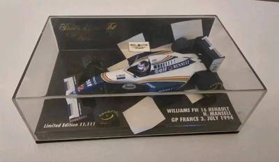 Minichamps 1:43 Williams FW 16 Renault N. Mansell GP France 3.Jul TOP Zustand - Bild 1 von 2