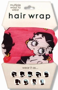 Betty Boop Envoltura para Cabello o Cara Multifuncional Bandana Diadema Bufanda Cuello Polaina - Imagen 1 de 5