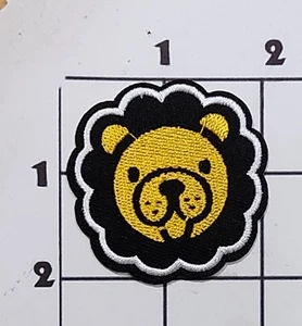 Bear Face Patch Iron On Embroidered Costume Cosplay Upcycle - Picture 1 of 1