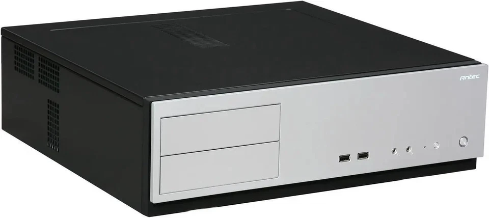 Antec NSK2480 MicroATX Desktop Silver / Black Chassis NEW (READ) - Image 1 of 4