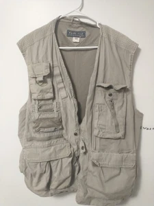 Pacific Crest Authentic Outdoor Goods grey fishing vest size XXL many pockets - Picture 1 of 5