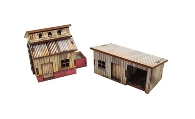 Micro Art Studio: WW2 Normandy Small Sheds with Dovecote HDF Prepainted Terrain - Image 1 of 4