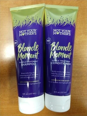 2Pk: Not Your Mother's Blonde Moment Purple Shampoo/Conditioner (0395/0579) -F8B - Image 1 of 2