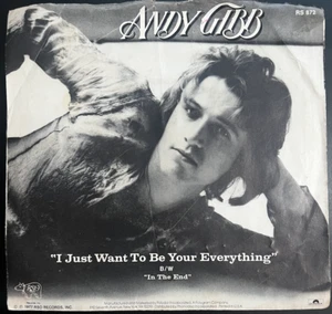 USED ANDY GIBB - I JUST WANT TO BE YOUR EVERYTHING - 45 RSO RS-872 (1977) (7") - Picture 1 of 4