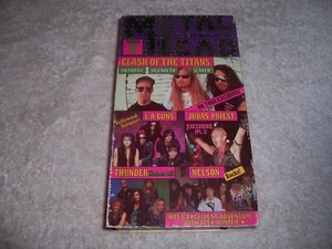 MetalHead Volume V Video Magazine L. A. Guns Judas Priest Thunder Nelson VHS - Picture 1 of 3