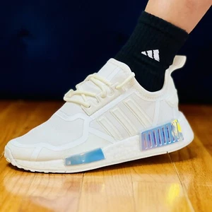 Adidas NMD_R1 Big Kids School Sneakers Shoe White Athletic Trainers #000 - Picture 1 of 23