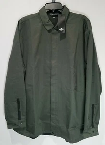 Adidas Adicross Chino Shirt Jacket Olive Green DX3842 Men's Size XLarge XL - Picture 1 of 4