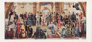 HOLLYWOOD STARS NEUWERTIGES BRIEFMARKENBLATT - STAR WARS/BATMAN/ROCKY/ELVIS/TARZAN/HITCHCOCK - Bild 1 von 1
