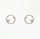 Wwake Opal Circle Earrings - Pair