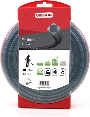 OREGON FLEXIBLADE HEAVY DUTY STRIMMER TRIMMER BRUSHCUTTER LINE 3mm x 37m 111082 - Image 1 of 4