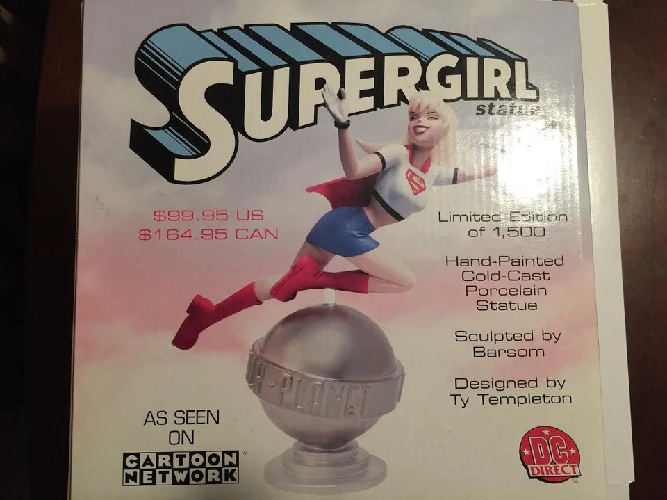 DC DIRECT SUPERGIRL ANIMATED STATUE MIB  - Image 1 of 1