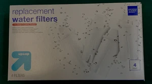 Up & Up Universal Replacement Water Filters 4pk fit & perform in Brita pitchers - Picture 1 of 2