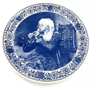 Delft Blue Hanging Wall Plate Large Hand Painted Holland - Picture 1 of 7