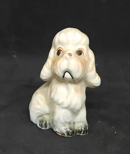 Vintage Echt Bone China Pudel - Bild 1 von 4