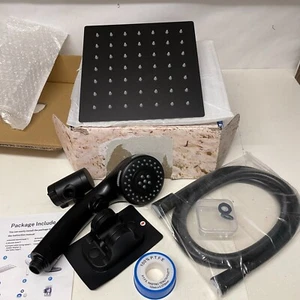 High Pressure All Metal Rainfall Shower Head Handheld Shower head Combo, 5-Spray - Picture 1 of 7