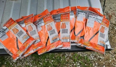 Safety Works 818040 SAFETY VEST ORANGE MESH ONE-Size HOOK LOOP 4357182 LOT OF 7 - Image 1 of 4