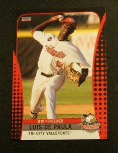2018 Choice, Tri-City ValleyCats - LUIS DE PAULA - Dominican Republic