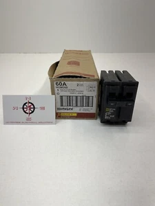 Interruttore circuito quadrato D Homeline HOM260 60A 2P 120/240 V - Nuovo scatola aperta - Foto 1 di 8