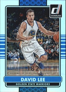 2014-15 Donruss Stat Line Season Warriors Basketball Card #147 David Lee /182