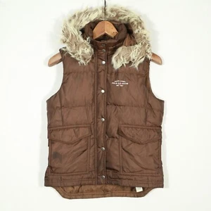 Ralph Lauren Polo Sport Hooded Gilet Body Warmer - Down Filled - Medium - Brown - Picture 1 of 12