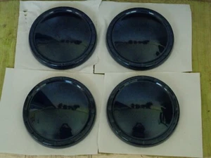 NOS 57 58 Studebaker Scotsman DARK BLUE Dog Dish HUB CAPS Set of 4  1957 1958 - Picture 1 of 9
