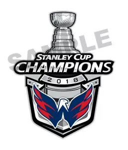 Washington Capitals 2018 Stanley Cup Champions Decal / Sticker Die cut - Picture 1 of 1