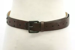 NWT$1095 Brunello Cucinelli 100%Leather Belt W/Dazzling Swarovski CrystalsM A191 - Picture 1 of 8