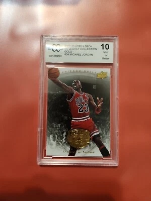 2009-10 Upper Deck Michael Jordan Legacy Collection Gold   #34  - Image 1 of 2