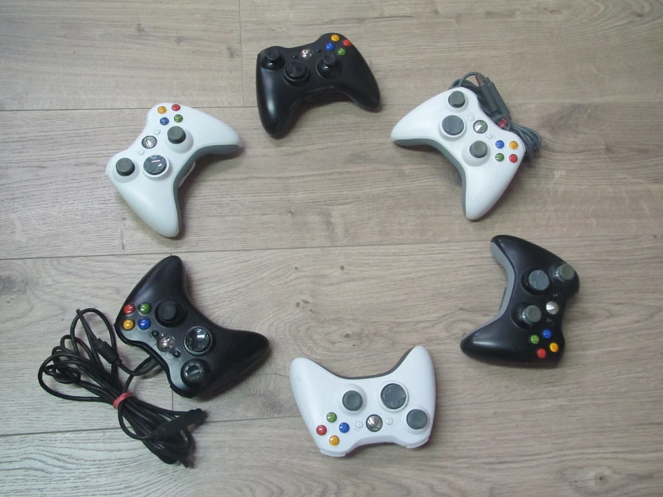 Original Xbox 360 Controller Gamepad Microsoft (Zustand/Menge wählbar) - Bild 1 von 1