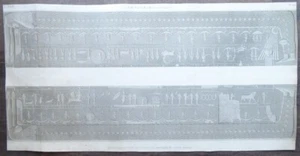 1820's Description de l'Egypte Vol IV Double Size Plate 20 Denderah Zodiac Egypt - Picture 1 of 4