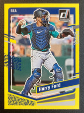 Harry Ford RC Donruss Yellow Parallel 2023 True Rookie Card SP Mariners #116 SEA