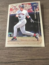 1999 Topps Chrome Baseball Card #157 Darren Lewis Red Sox (M2)