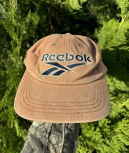 Vintage 90s Reebok Brown Cap Y2K - Picture 1 of 10