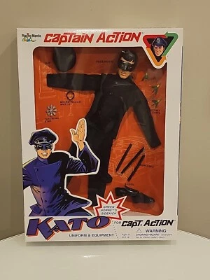 Figura Capitán Action Kato Uniforme y Equipo Avispón Verde Nuevo en Caja 2000 Foto 1 de 4