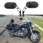 For Suzuki Boulevard C50 S50 M50 M109R Black Oval Motorcycle Rear View Mirrors