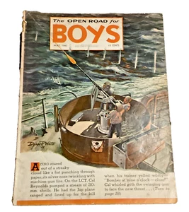Open Road For Boys Magazine May 1945 No. 04 Antiaircraft Dean P Waite RARE - Picture 1 of 7