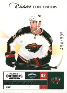 2011-12 Panini Contenders Wild Hockey Card #173 Drew Bagnall RC/999