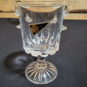 1 Royal Crystal Rock Water Goblet Zeus 24% Lead 3 Available Swanky Barn - Picture 1 of 12