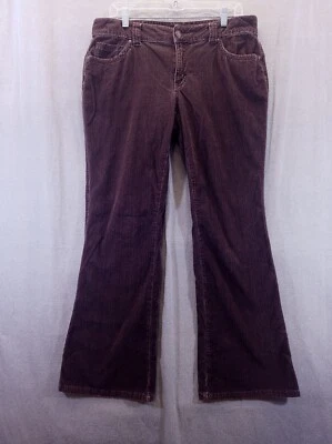 ana брюки женщин 12 коричневый эластичной вельветовый flare эластичной - Изображение 1 из 4