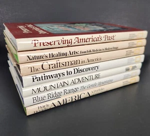 National Geographic 7 Vintage Bücher Lot Heilung Kunst Handwerker Nebenstraßen Wege - Bild 1 von 15