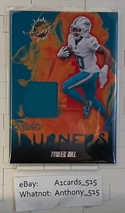 Tyreek Hill - 2024 Panini Absolute Burners Patch #AB-THL - Miami Dolphins - Picture 1 of 3