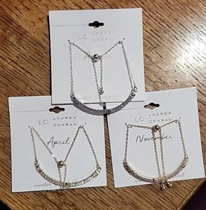 NEU LC Lauren Conrad Geburtsstein Schieber Armband Geburtsstein NUR NOVEMBER - Bild 1 von 4