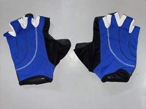 Summer Gloves Biking Shimano Trekking Blue Size M Bike Light Gloves - Picture 1 of 2