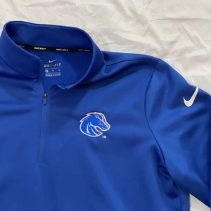 Boise State Nike Golf 1/4 Zip Pullover Dri-Fit XL Masters Club - Picture 1 of 8