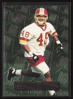 1996 Fleer Metal Stephen Davis #127 Rookie Washington Redskins - Image 1 of 2