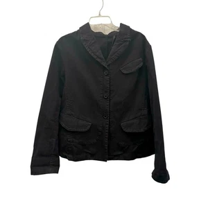Giacca blazer denim Rundholz etichetta nera taglia grande avant garde tedesca - Foto 1 di 12