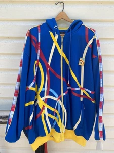 Vintage COOGI AUSTRALIA gefütterte Pullover Jacke 4X Hoodie Zip Killer MUST SEE - Bild 1 von 24
